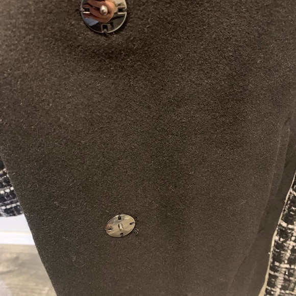 Tahari Black Wool Coat - Picture 5 of 9